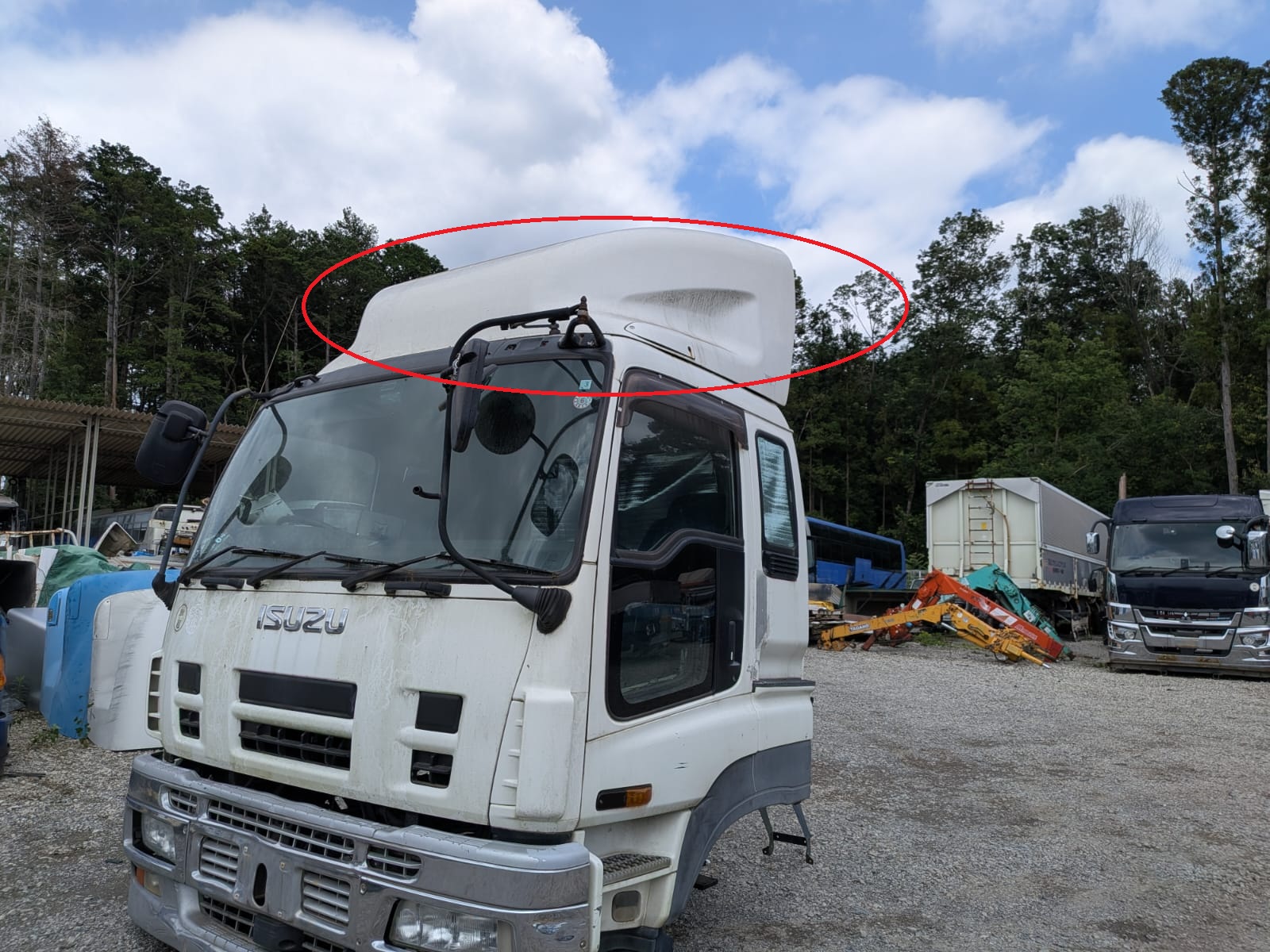 CG-AH-09-P1 | Wind Guide Plate Windshield Windbreaker | Isuzu