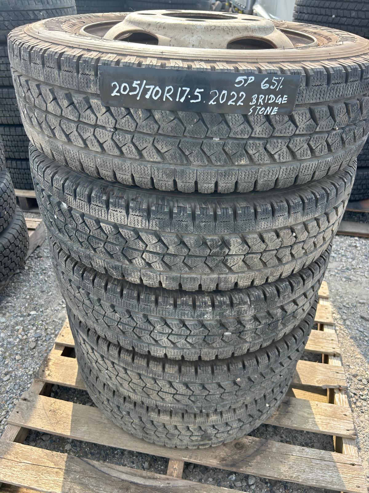 CG-AH-13-P2 | 205 75R16 Yokohama 2025 Model 6 tires 80% tread mixed tires with wheels