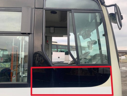 CE-AG-25-P1 | Hino Poncho Right Driver's side First panel Upper